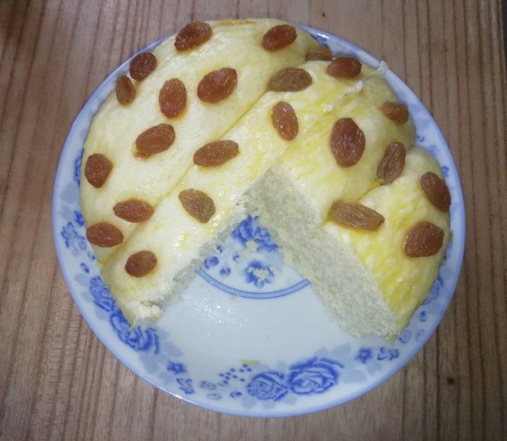 蒸面包(普通面粉、简单快手、一次发酵、低糖少油不上火、非常适合小宝宝吃)