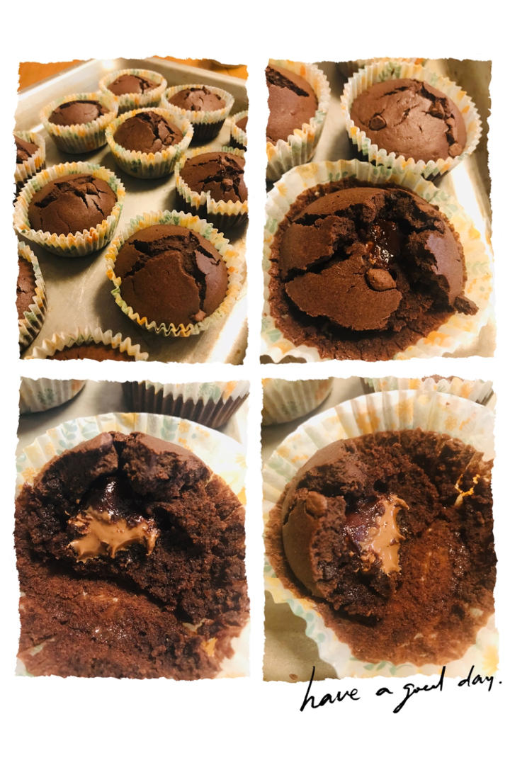 浓郁的巧克力玛芬蛋糕（少油少糖）