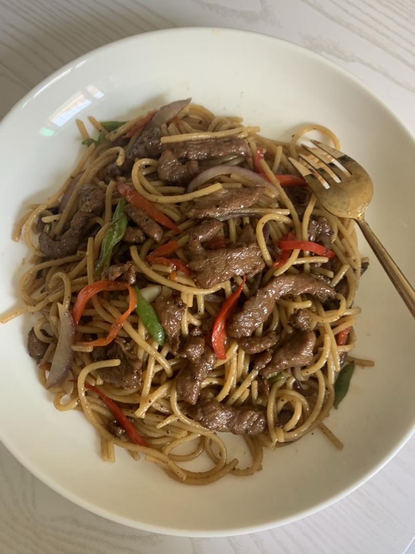 比餐厅好吃的黑椒牛柳意面🍝零失败简单教程