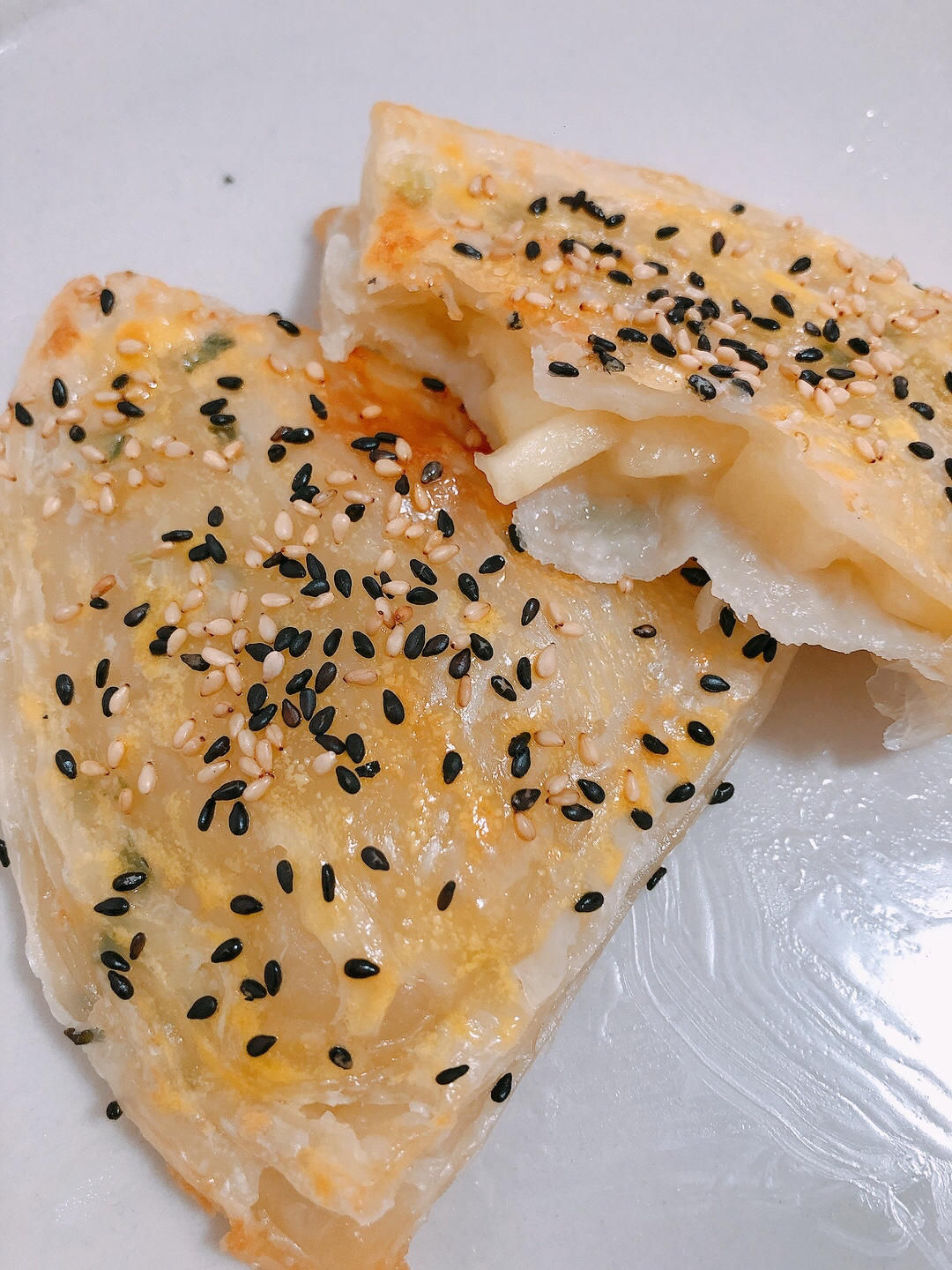 手抓饼版苹果派