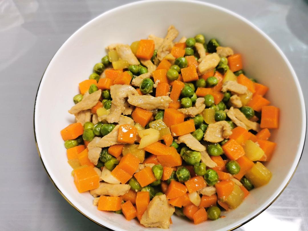 豌豆炒肉末