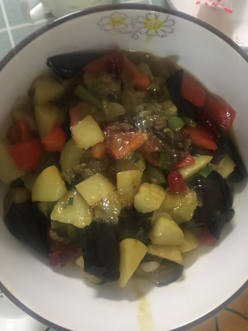 最好吃的地三鲜做法～米饭至少多吃一碗