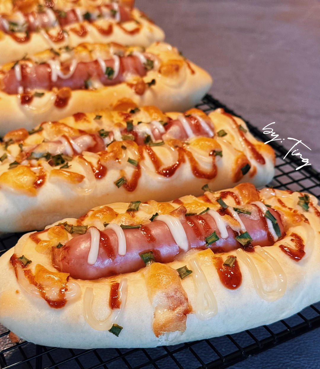 软fufu的经典肉松肠仔包