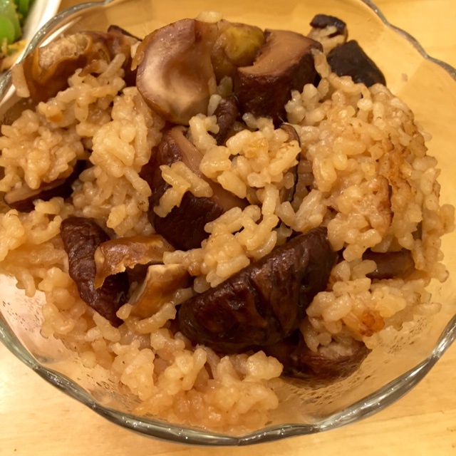 香菇烧栗子