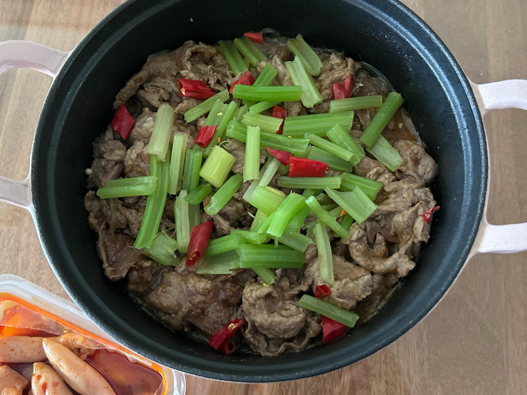 沙茶牛肉煲(潮汕味道)