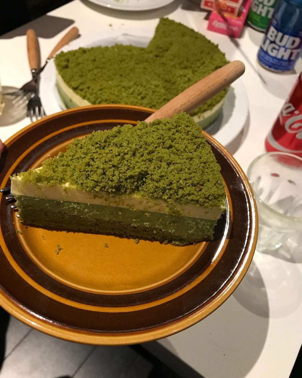 抹茶双层芝士蛋糕