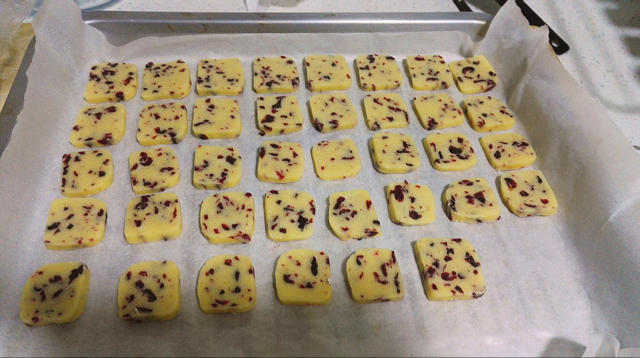 低糖少油版蔓越莓饼干