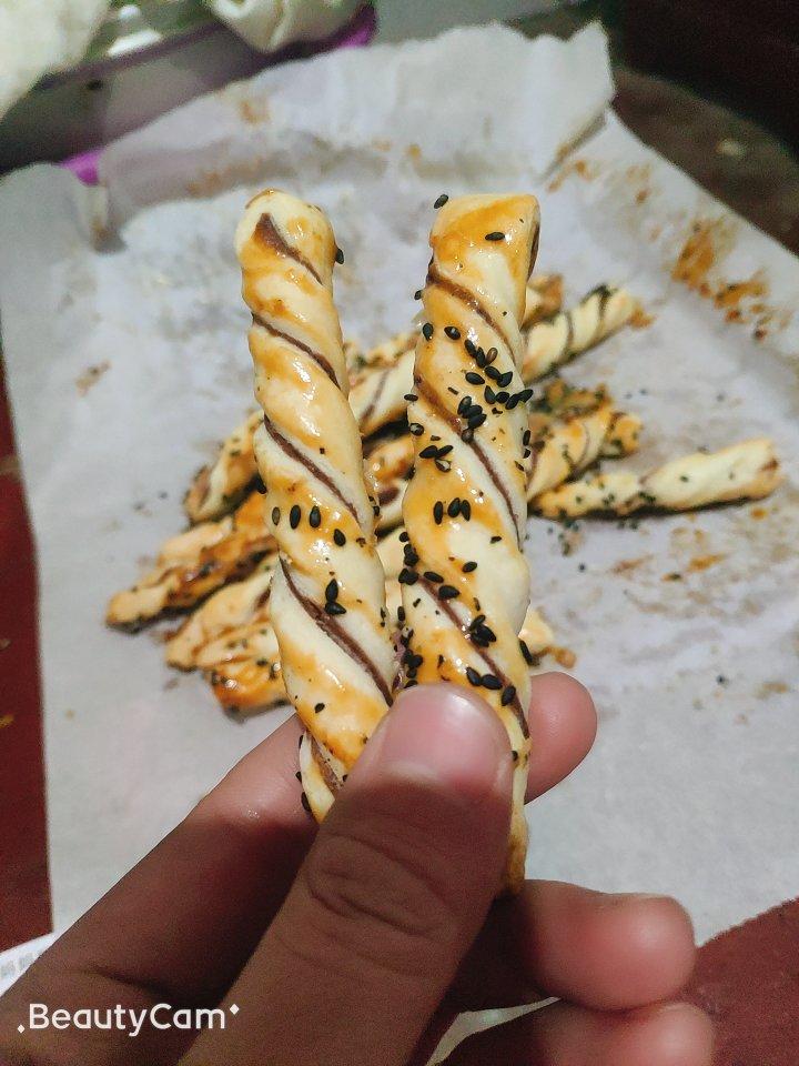 ㊙️酥到掉渣❗️🔥好吃到舔手指的豆沙扭扭酥❗️