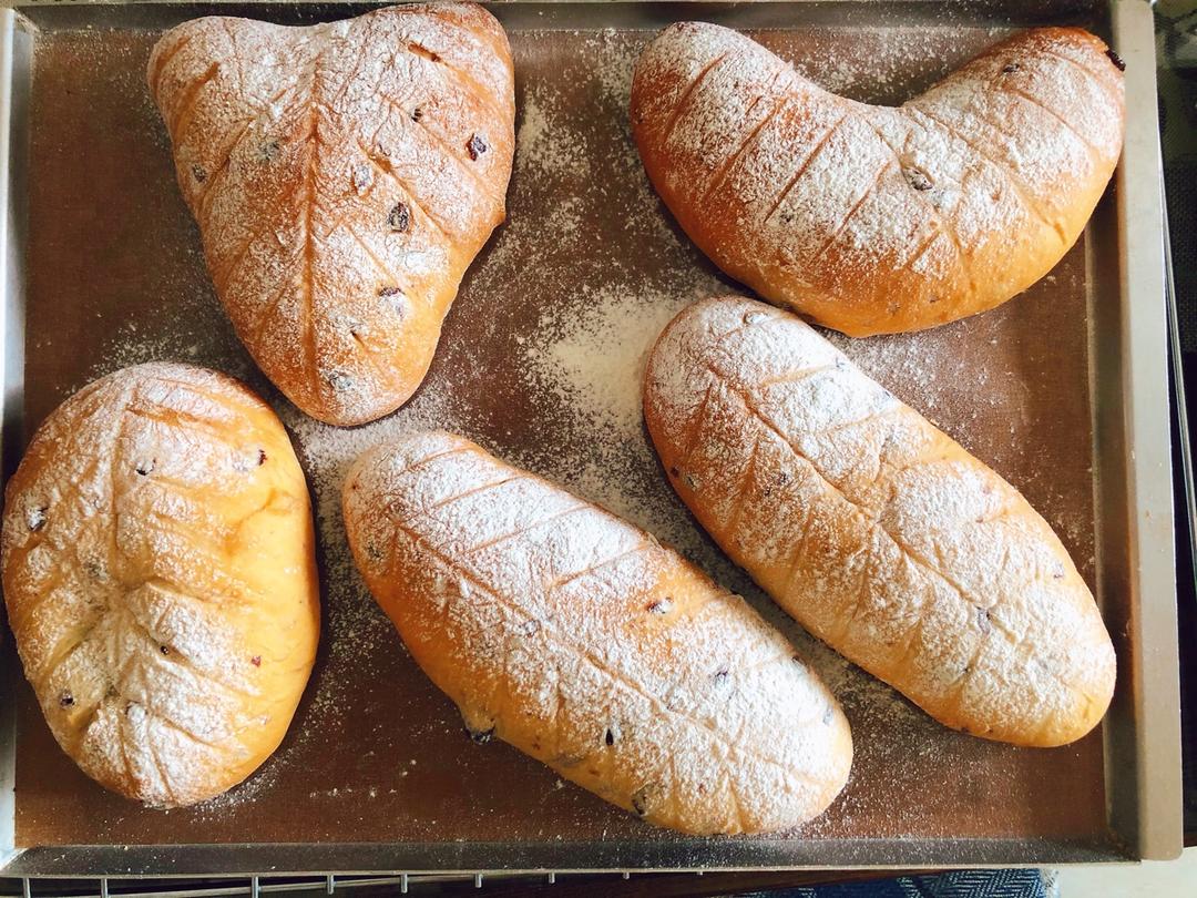 面包店里的常客——蔓越莓奶酪软欧