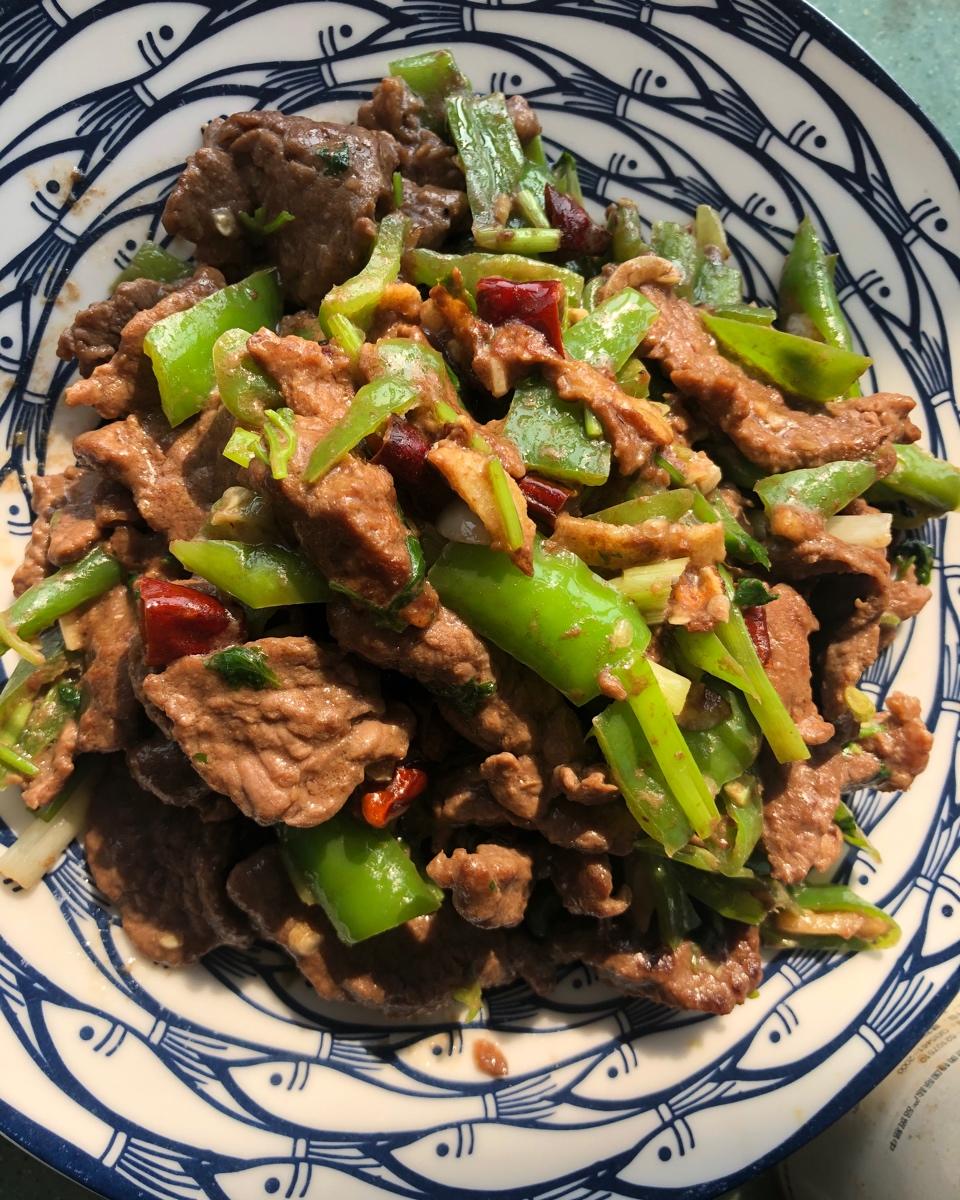 十八秒生爆牛肉