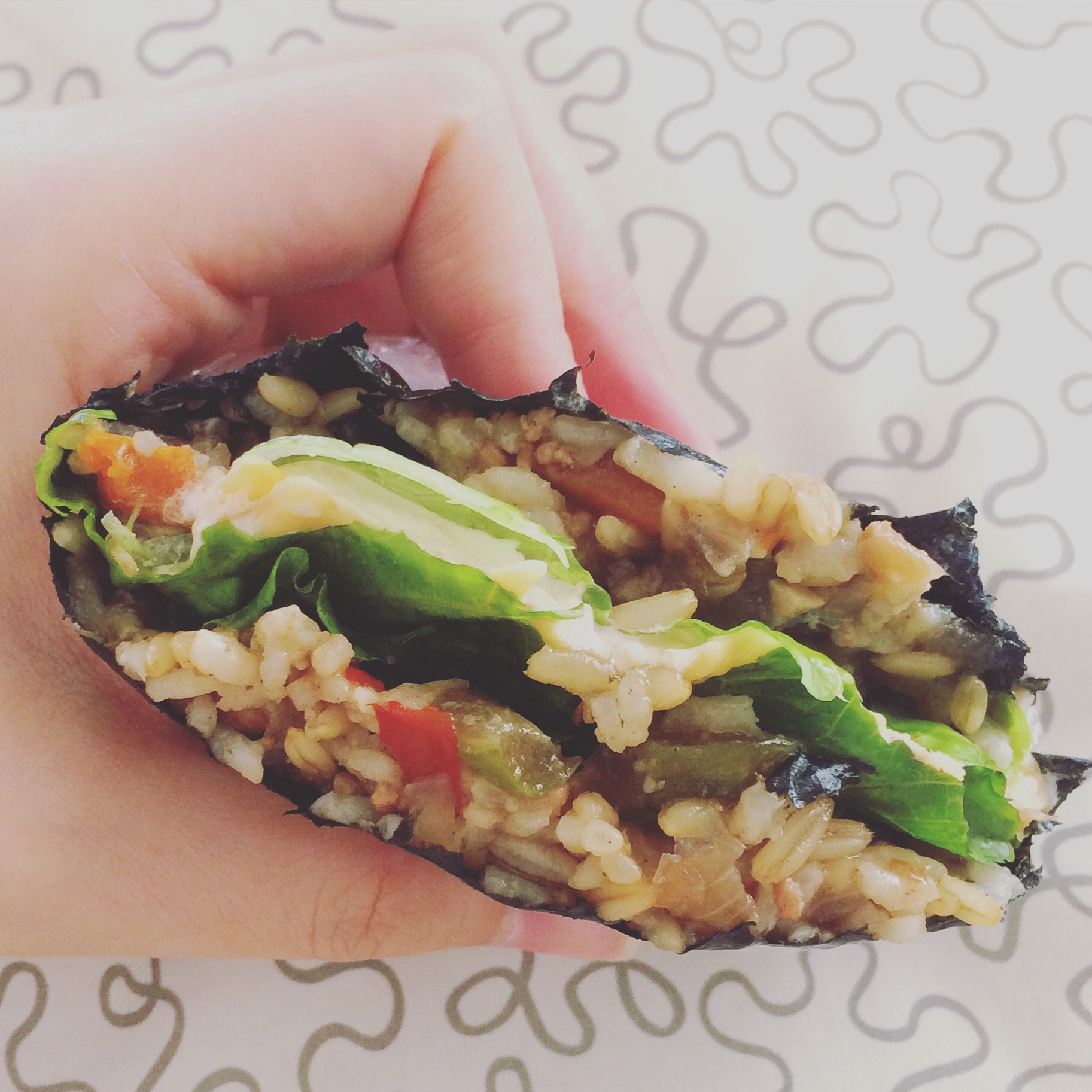 不用捏的饭团(おにぎらず)
