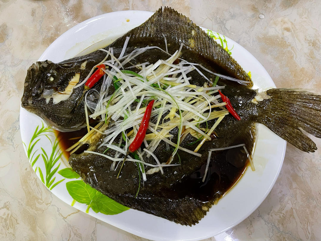 清蒸多宝鱼