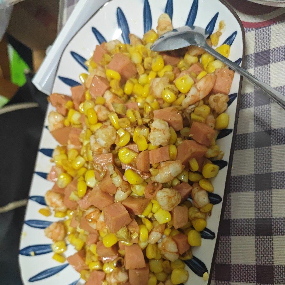 简单营养的玉米🌽虾仁🍤