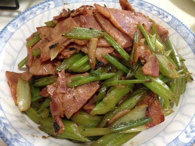 培根爆香芹