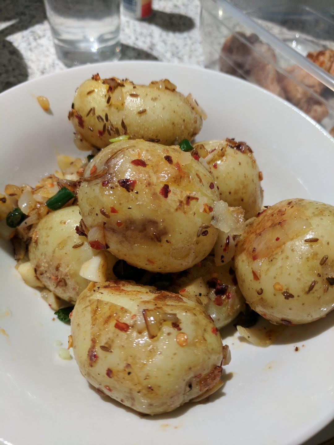 孜然香辣小土豆 Dry Fried Baby Potato