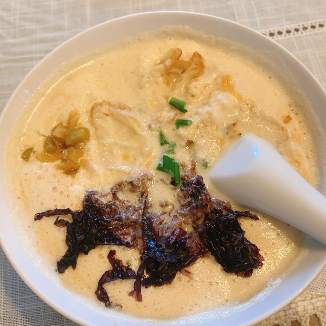 暖❤️咸豆浆（破壁机）的做法