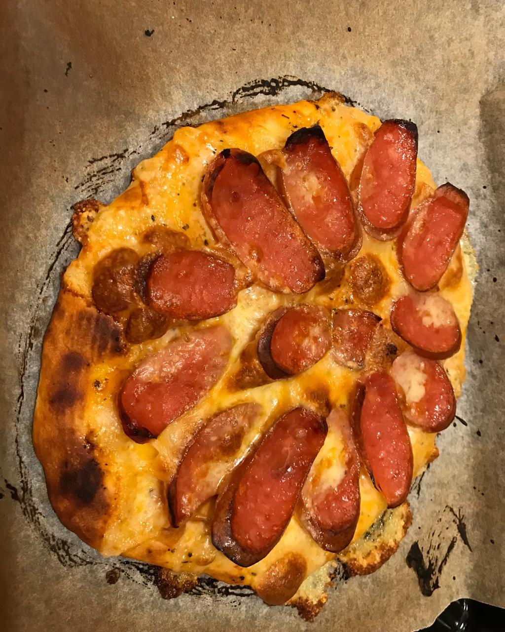 萨拉米薄底披萨 Salami Pizza
