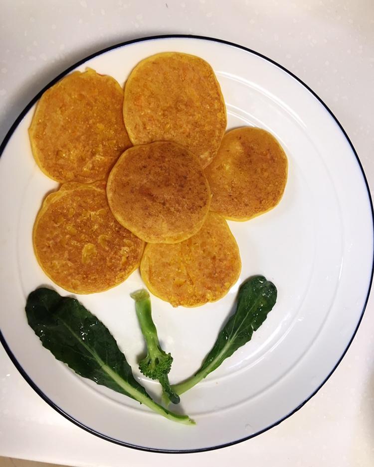 宝宝辅食添加之苹果香蕉小软饼