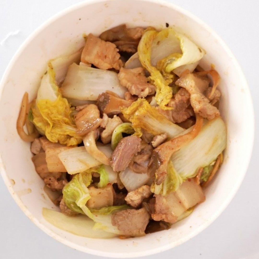 肉炒娃娃菜
