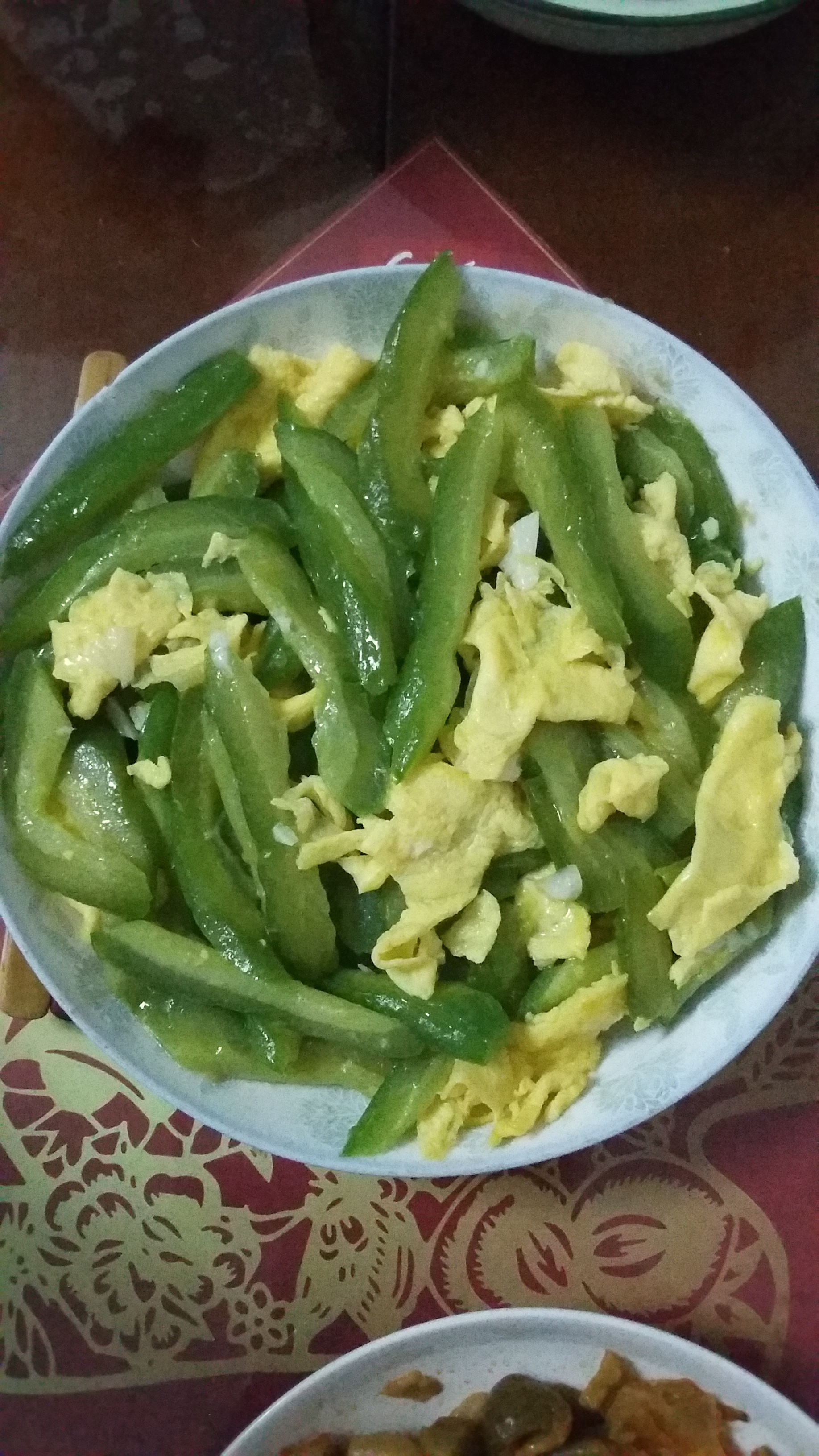 苦瓜炒蛋