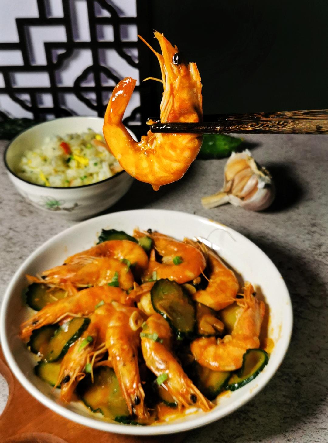 家庭版油焖大虾