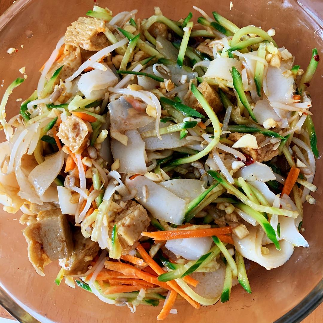 自制凉皮（含洗面、不洗面两种方法）