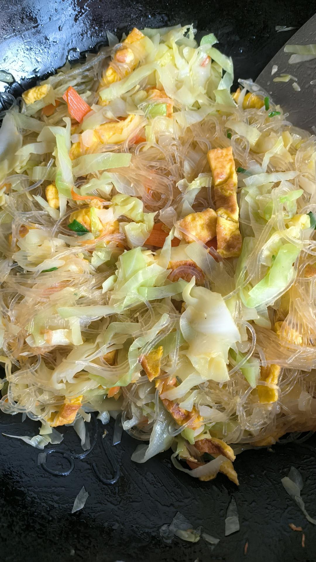 成功率百分之百的包菜炒粉丝