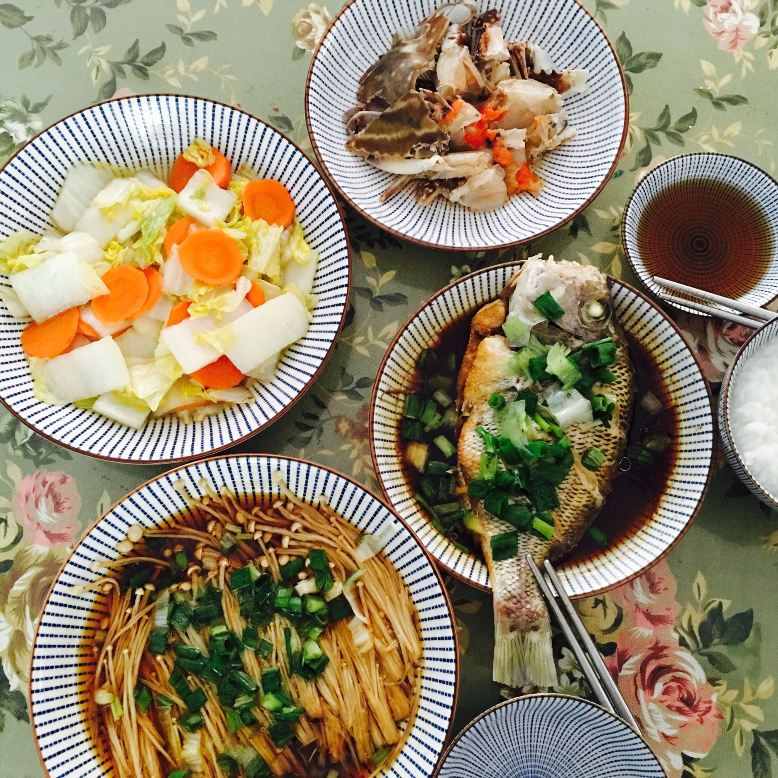油泼金针菇