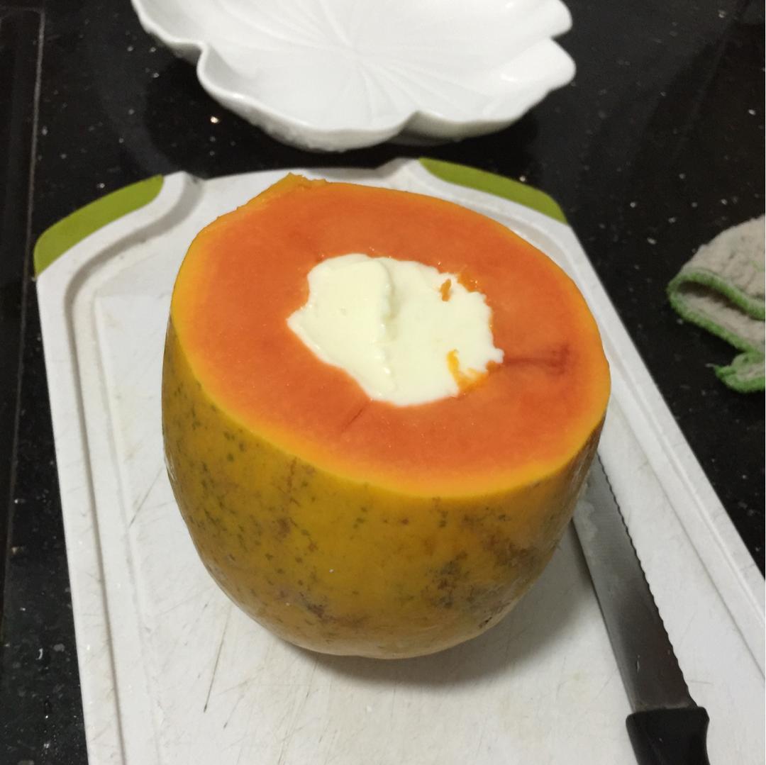木瓜奶冻