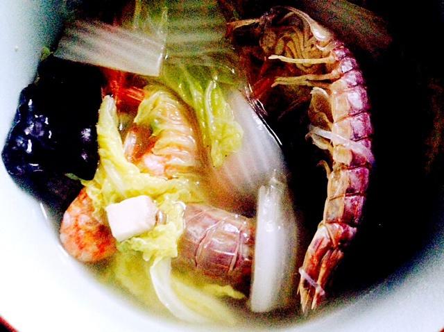 虾虎干白菜的做法