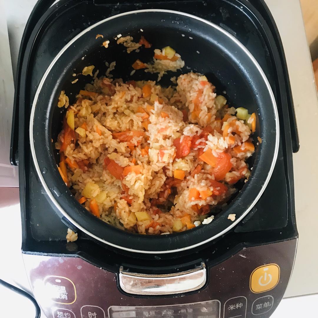 一颗番茄饭🍅美味营养电饭煲做法 2步超简单版