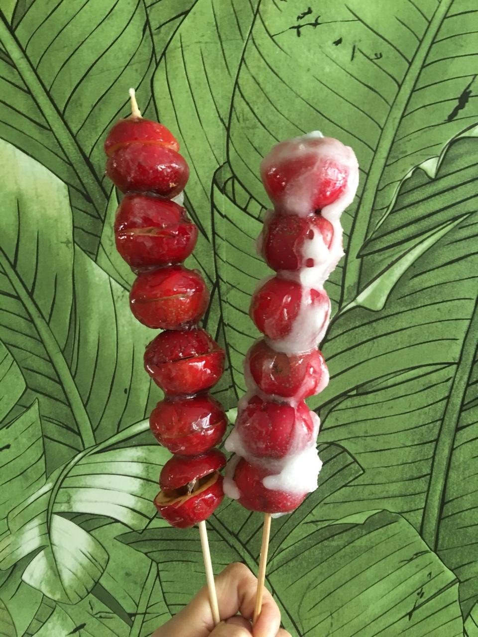 oΟo坏尐囡做的自制冰糖葫芦