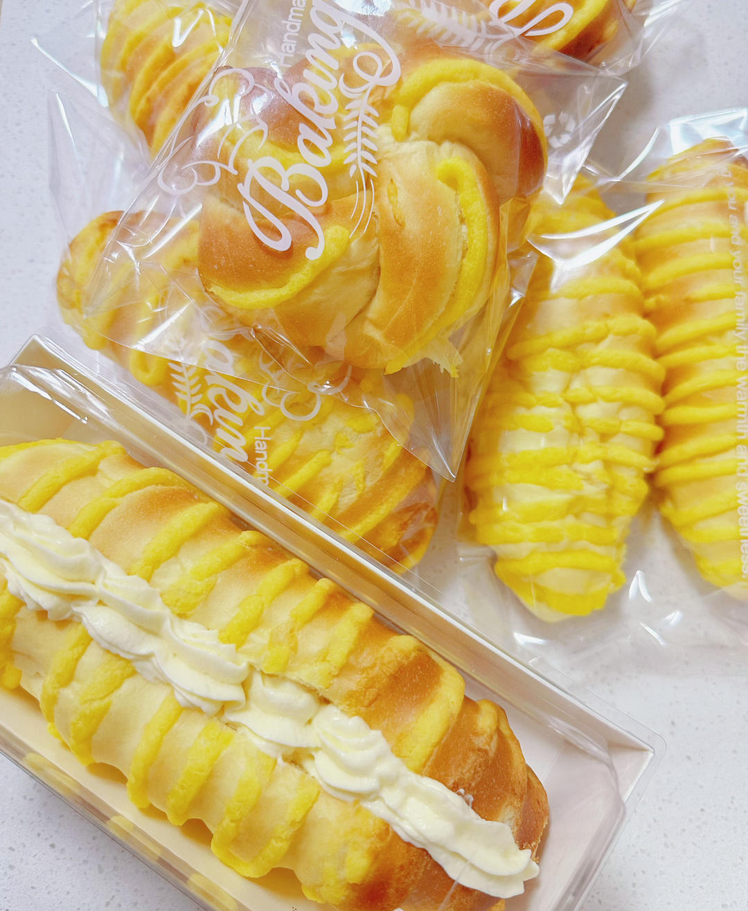 毛毛虫面包｜经典还原小时候最爱的奶油面包