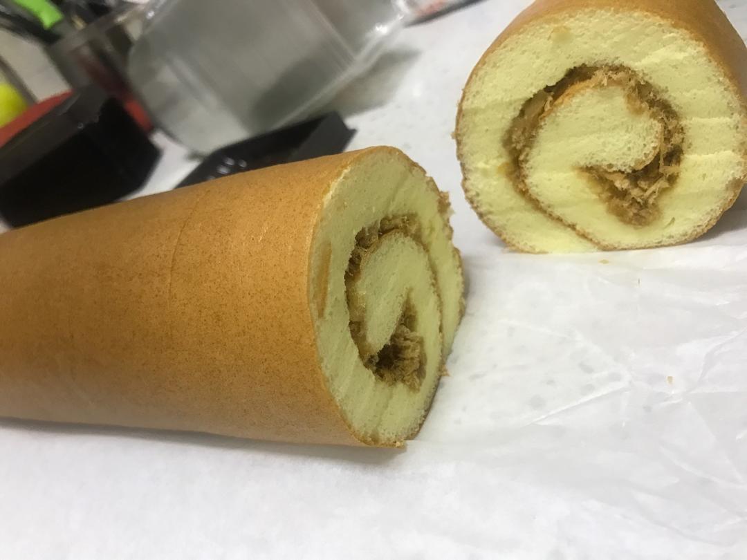 香葱肉松肥蛋糕卷～