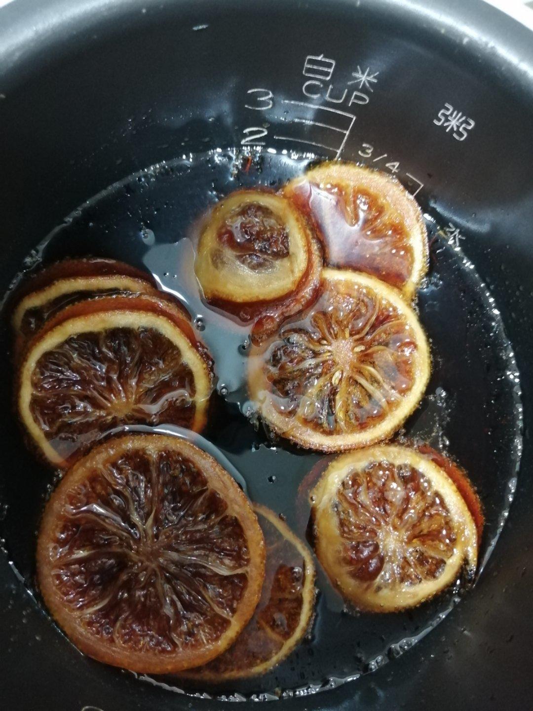 电饭煲包冰糖柠檬膏