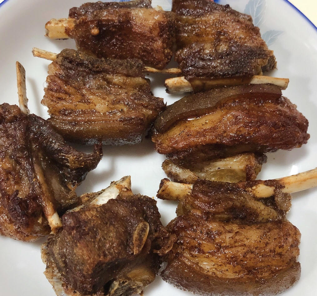 烤羊排骨（不膻很香脆）
