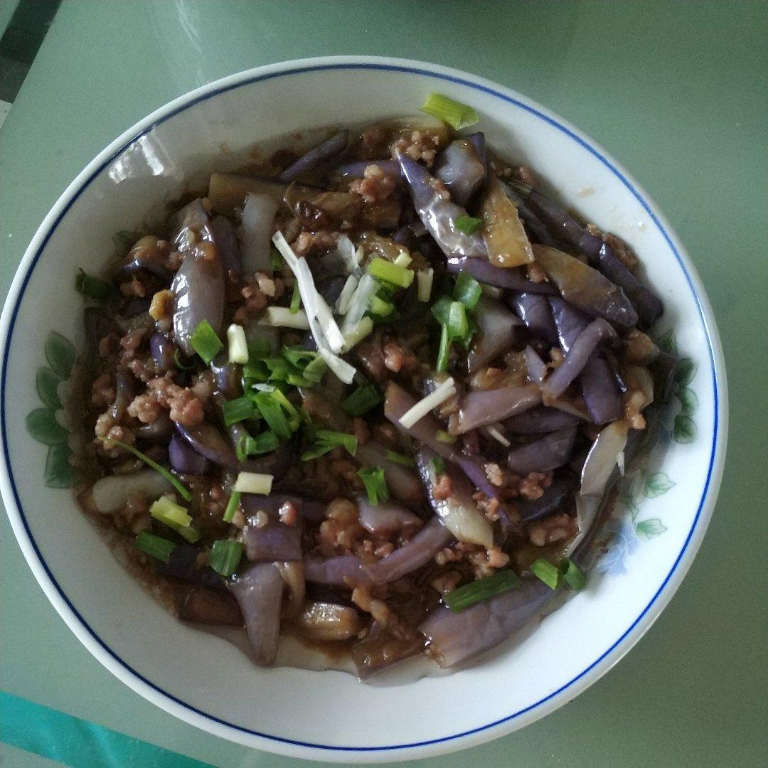 红烧肉沫茄子