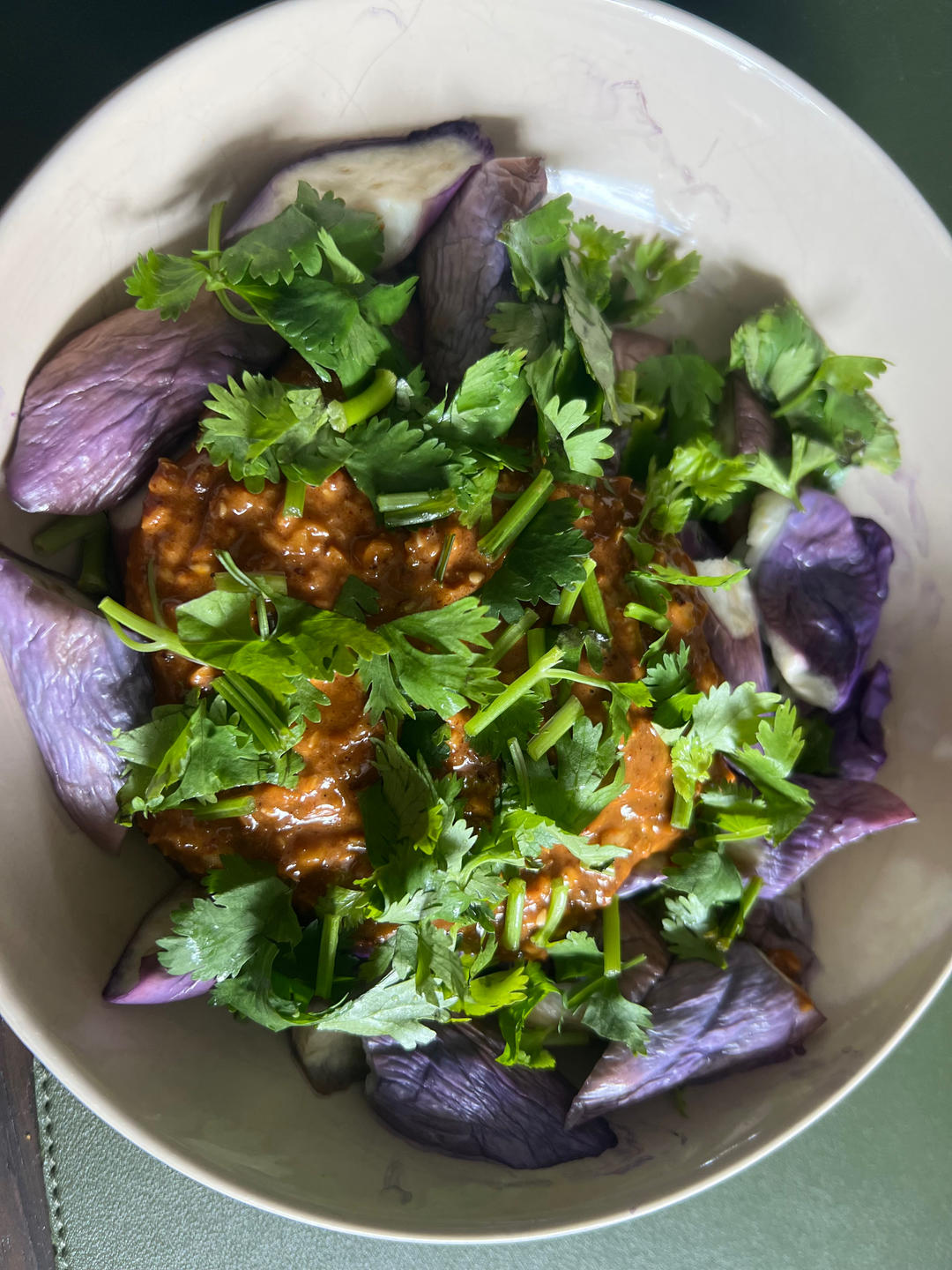 老北京拌茄泥(蒸茄泥)