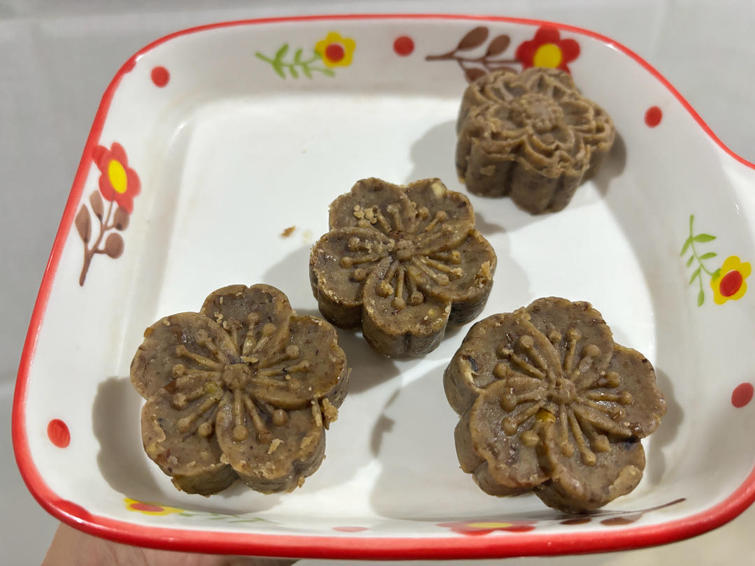 自制奶香绿豆糕
