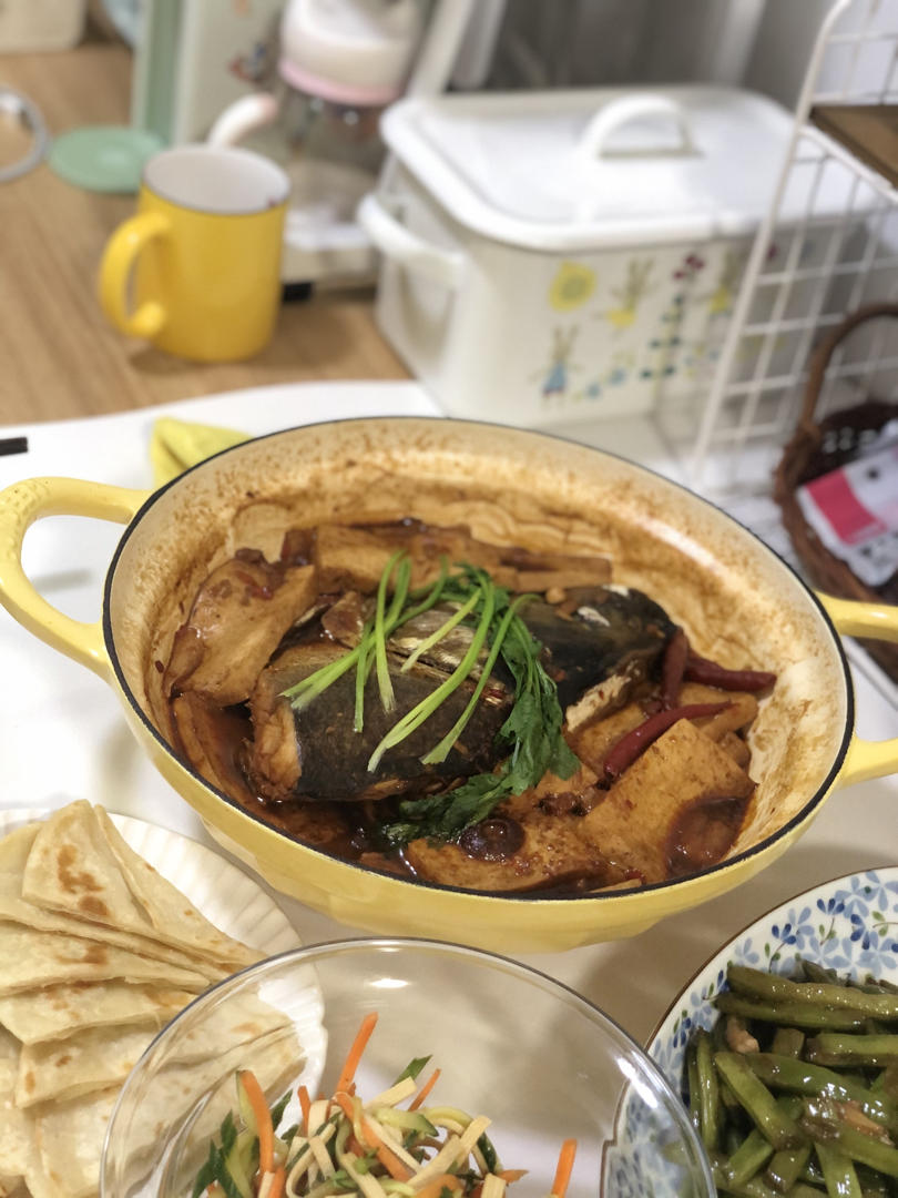 鱼头泡饼 炖鱼头（家庭版旺顺阁）