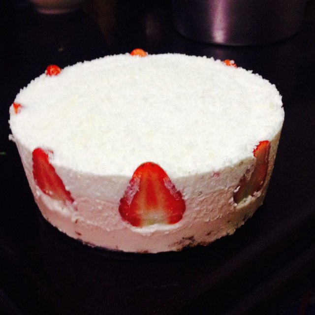 奶油冻芝士蛋糕（免烤，1:1配方）