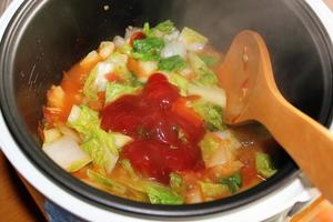 年糕番茄土豆浓汤的做法 步骤7