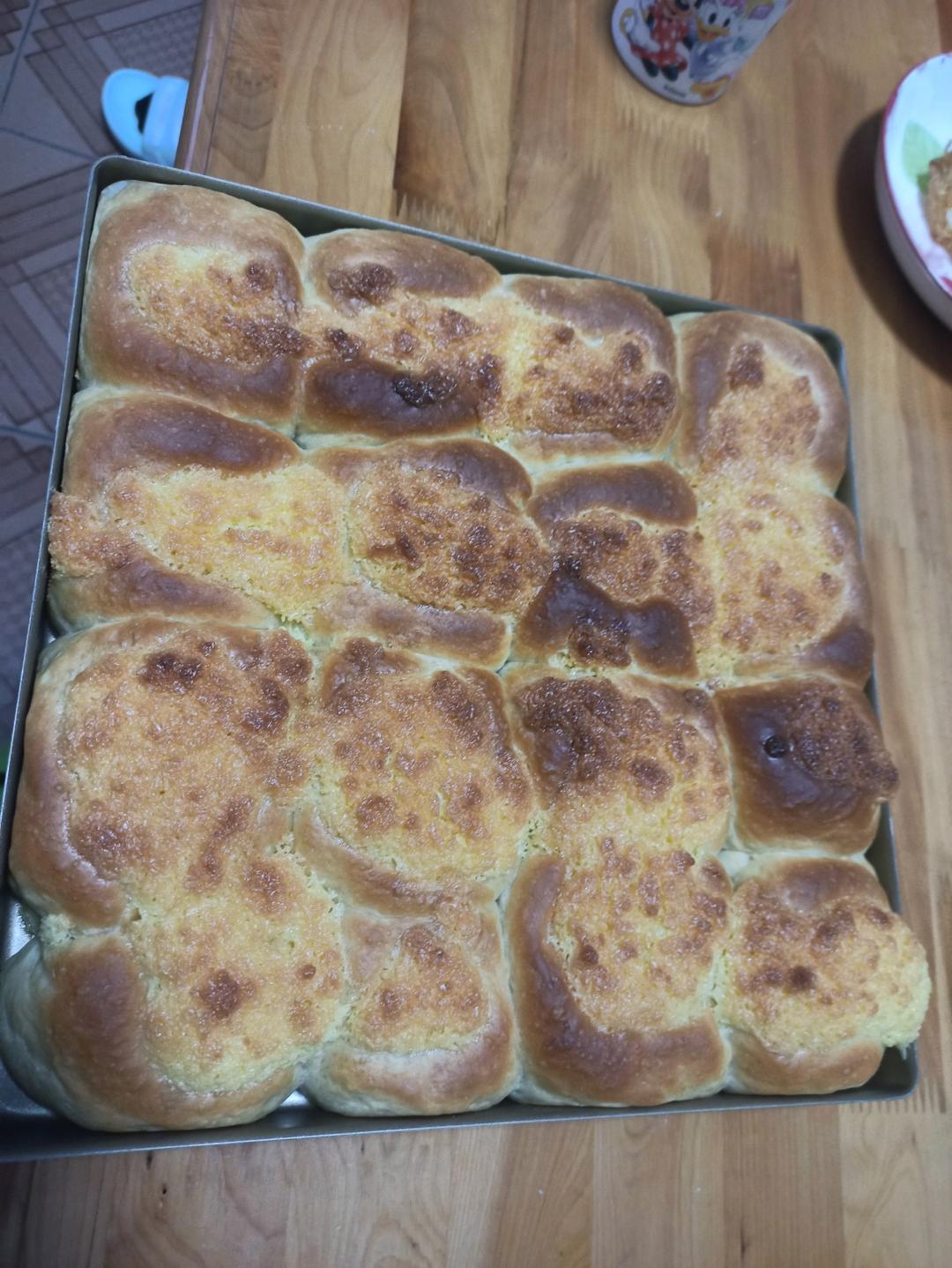 椰蓉餐包（一次发酵，玉米油版，或黄油）