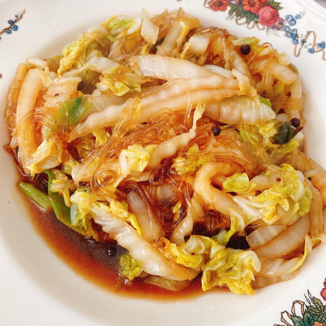 大白菜炒粉丝