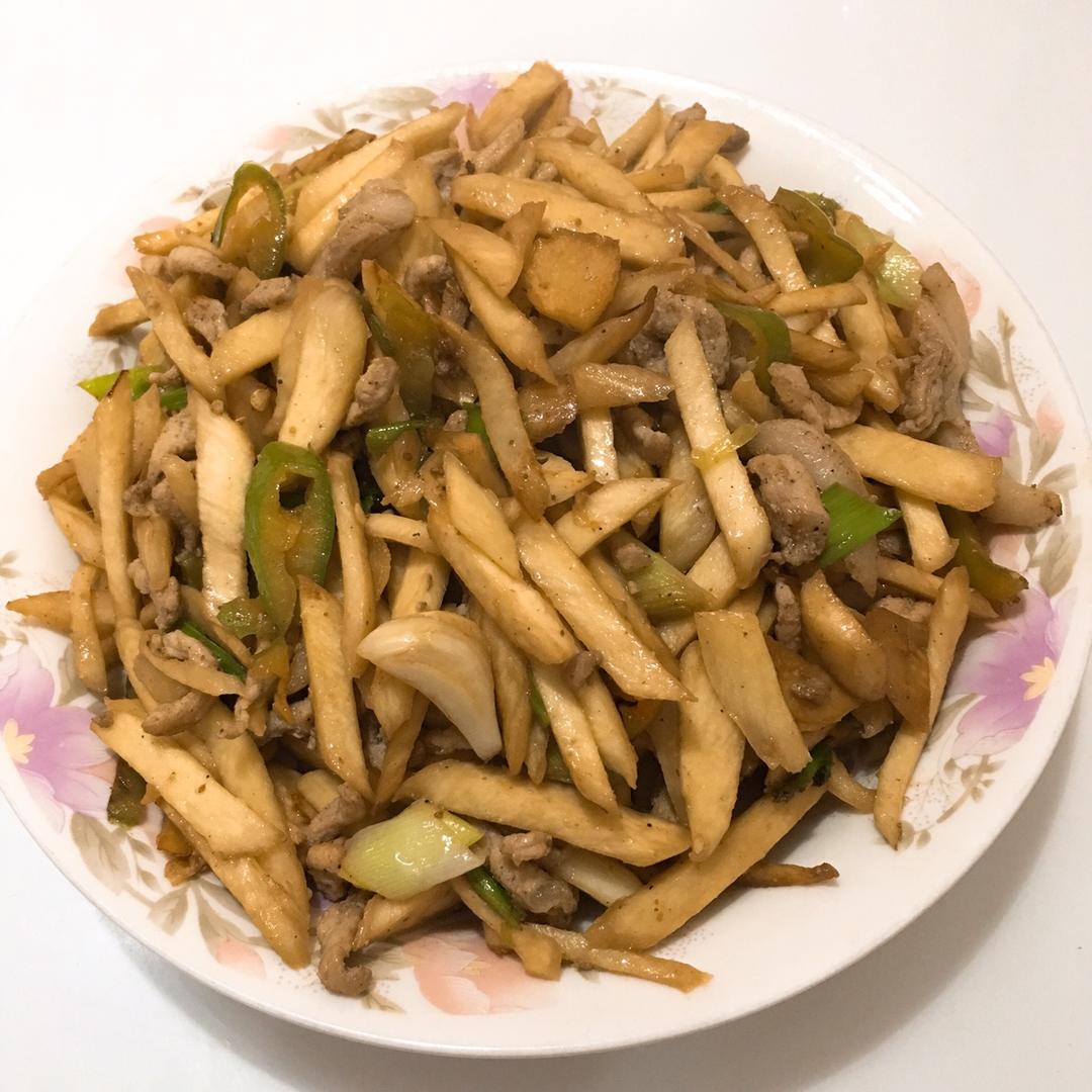 茭白肉丝