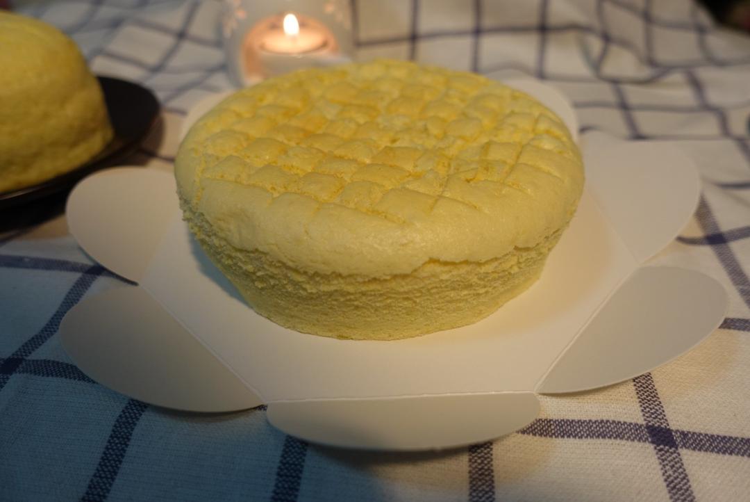 水嫩烫面蒸蛋糕