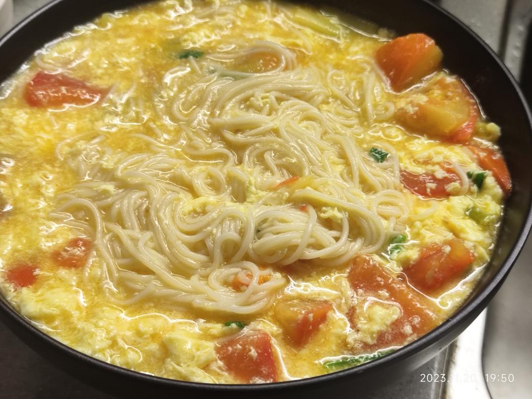 十来分钟做好/番茄鸡蛋面🍜