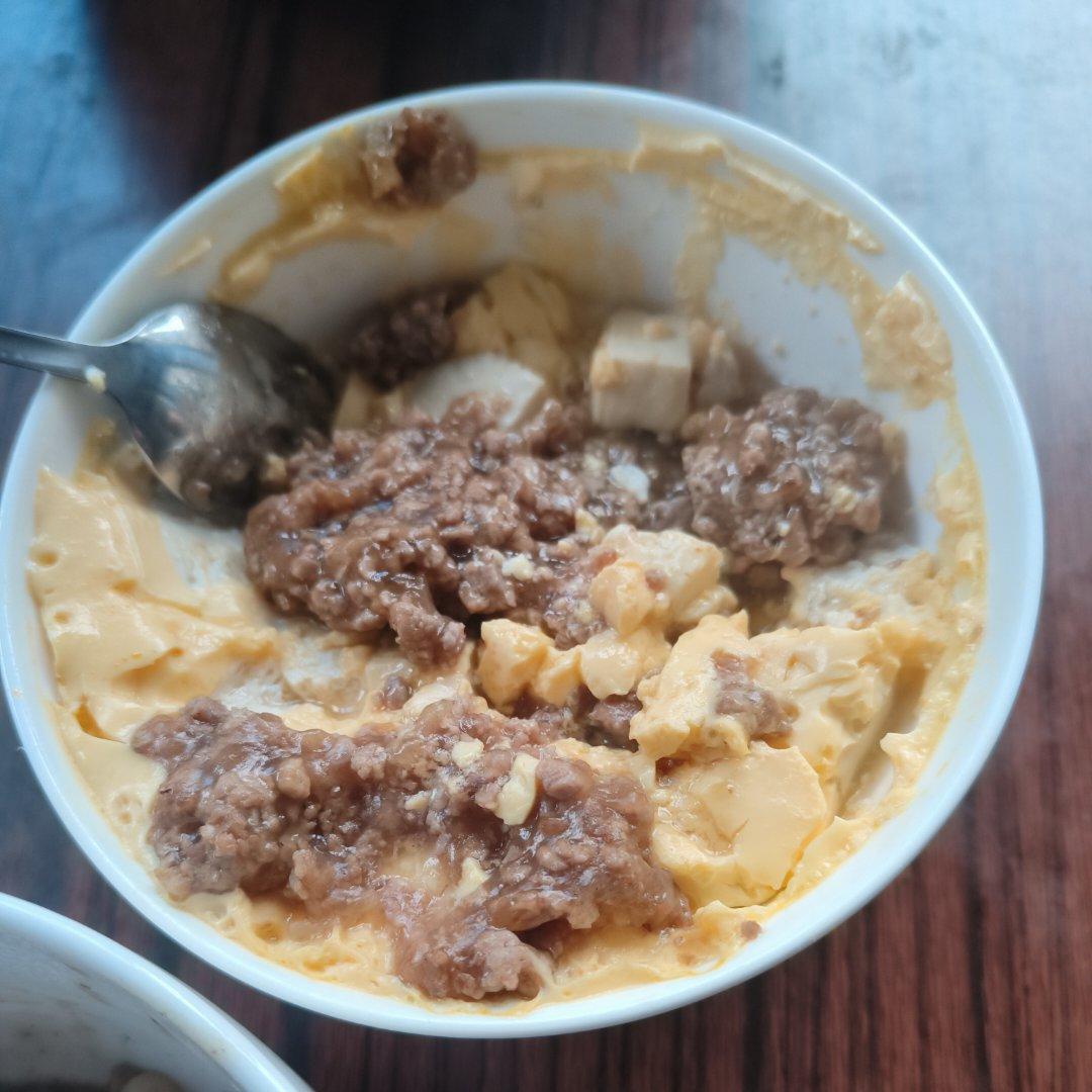 肉末豆腐鸡蛋羹