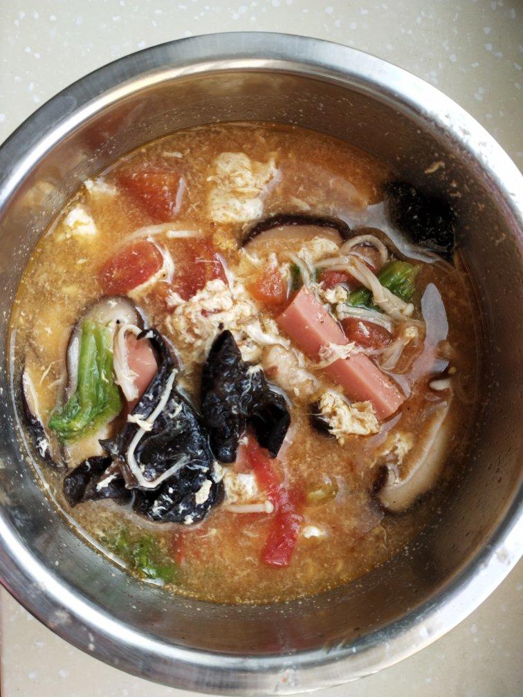 10分钟就能搞定的低脂酸辣汤❗好喝又开胃