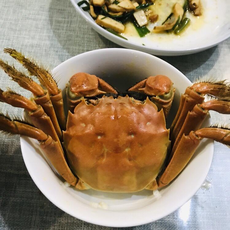 清蒸大闸蟹